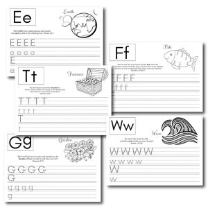 Combine coloring, ABCs, and Scripture Learning with this super complete printable.... This is one of my most popular printables of all time.