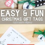 Christmas Gift Tags Free Printable - Pinterest Image