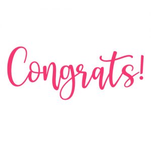 Congrats FREE SVG
