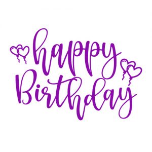 Happy Birthday FREE SVG