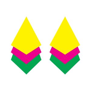 diamond shaped earring free svg