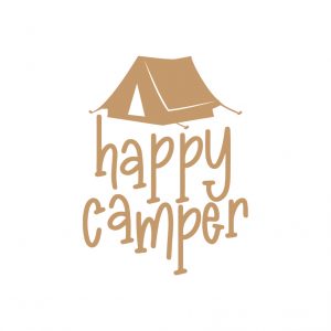 Happy Camper Free SVG-100