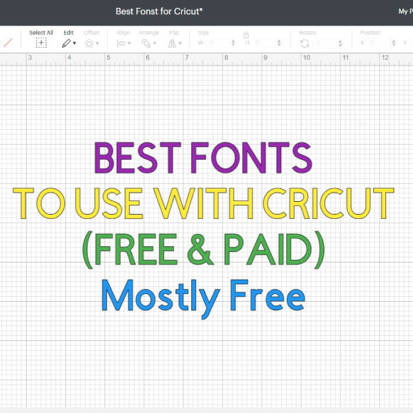 Best Fonts to Use with Cricut 2022 (Free & Paid) |  Best Practices, Tips & Tricks