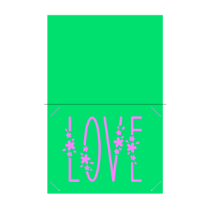 floral love Card Free