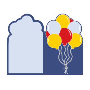 Balloons-card-free-SVG