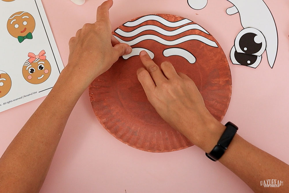 Paper Plate Gingerbread Man Craft for Kids | Free PDF Template ...