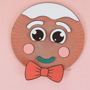 Paper Plate Gingerbread Man Craft for Kids | Free PDF Template ...