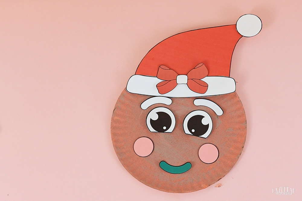 Paper Plate Gingerbread Man Craft for Kids | Free PDF Template ...