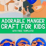 Pinterest Image: Paper Plate Nativity Craft For Kids