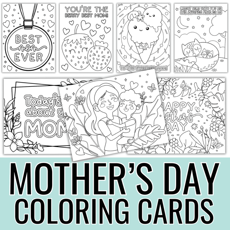 Mother's Day Card - Collage with multiple featured cards. 1:1 ratio