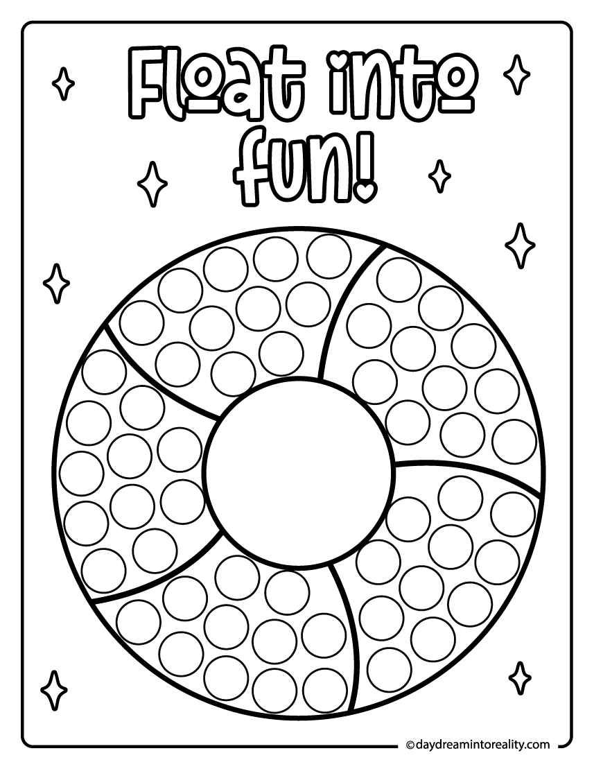 Floaty dot marker page