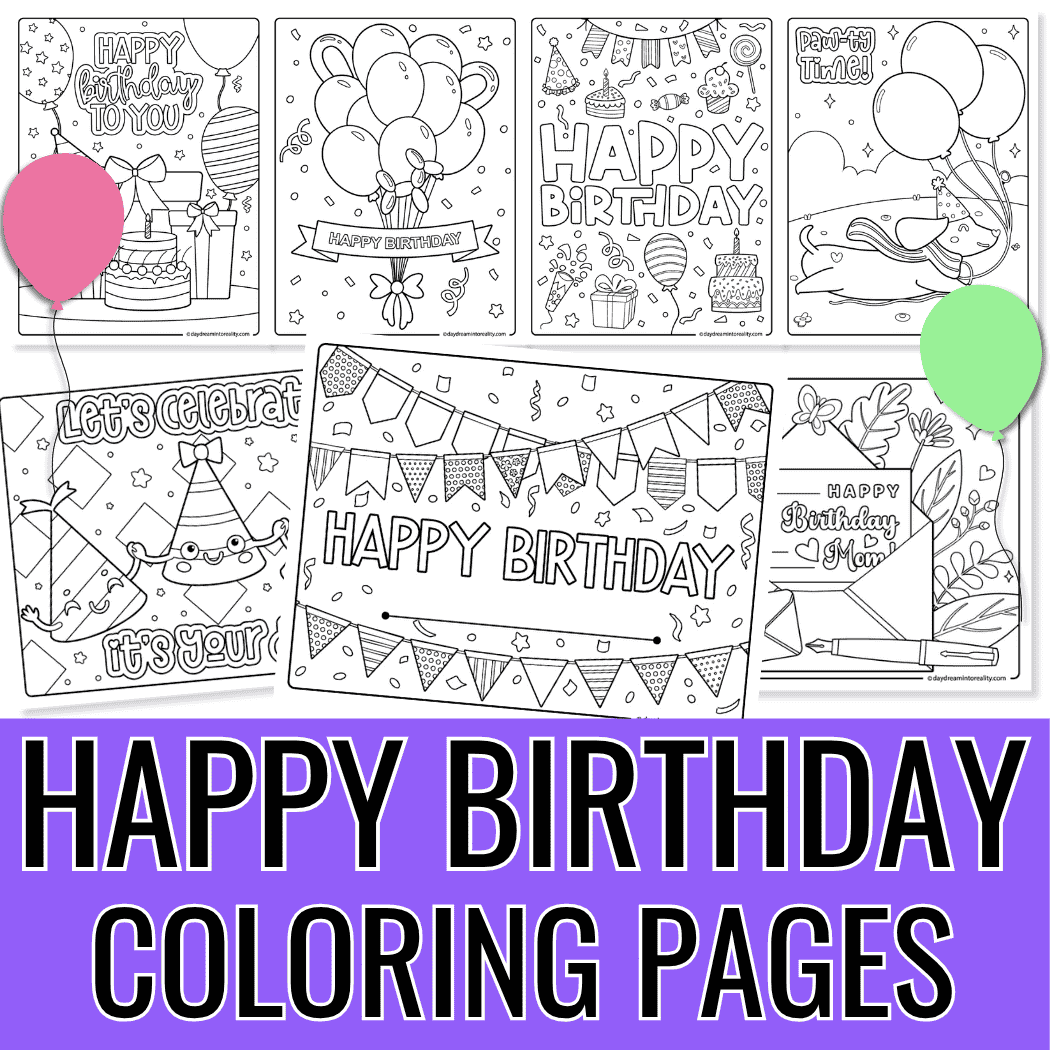 Coloring Pages Collage Featured Image 2