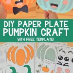 Paper Plate Pumpkin Craft For Kids Pinterest Image 4