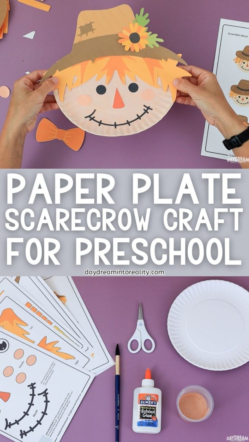 Paper Plate Scarecrow Craft For Kids Pinterest Image 2