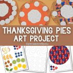 paper plate thanksgiving pie. Image for Pinterest #3
