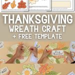 Paper Plate Thanksgiving Wreath Craft for Kids - Pinterest Image 2