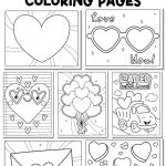 Free heart coloring pages featuring simple and detailed heart illustrations.