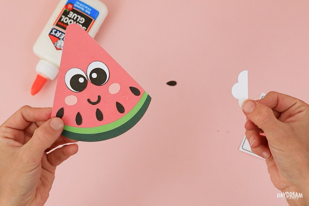 Watermelon slice and bite options.