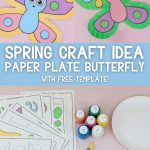 Paper plate butterfly Pinterest image 4